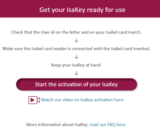 IsaKey Card